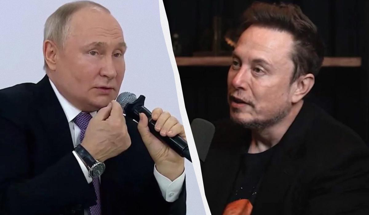 Маск отреагировал на интервью Путина / Коллаж УНИАН / Скриншот, фото ua.depositphotos.com Маск отреагировал на интервью Путина / Коллаж УНИАН / Скриншот, фото ua.depositphotos.com