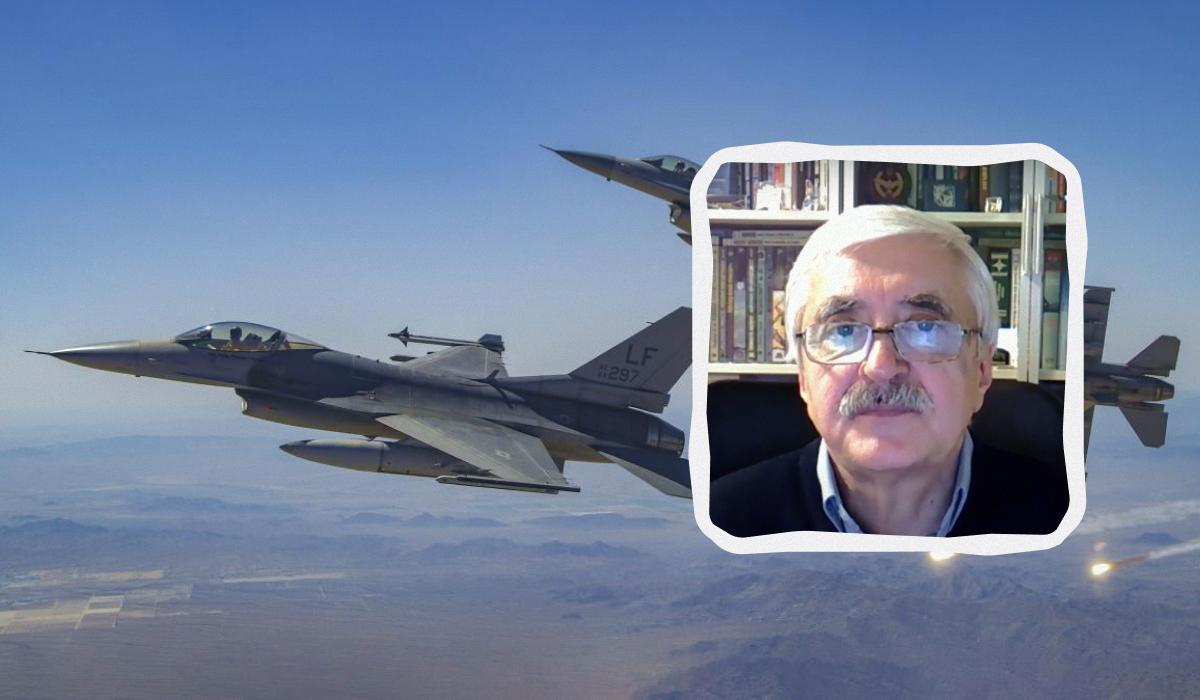 Валерий Романенко рассказал, какие ракеты для F-16 нужны Украине / коллаж УНИАН, фото US Air Force, скриншот Валерий Романенко рассказал, какие ракеты для F-16 нужны Украине / коллаж УНИАН, фото US Air Force, скриншот