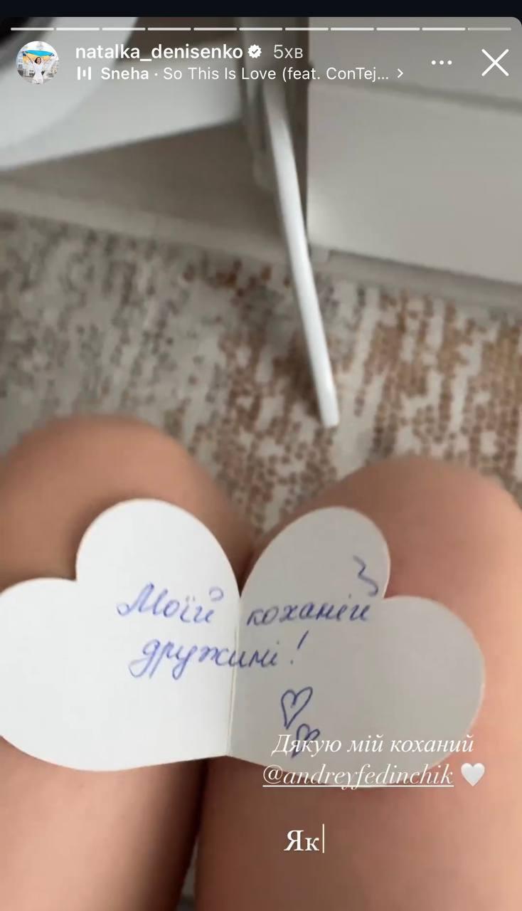 Скриншот сторис Натальи Денисенко Скриншот сторис Натальи Денисенко