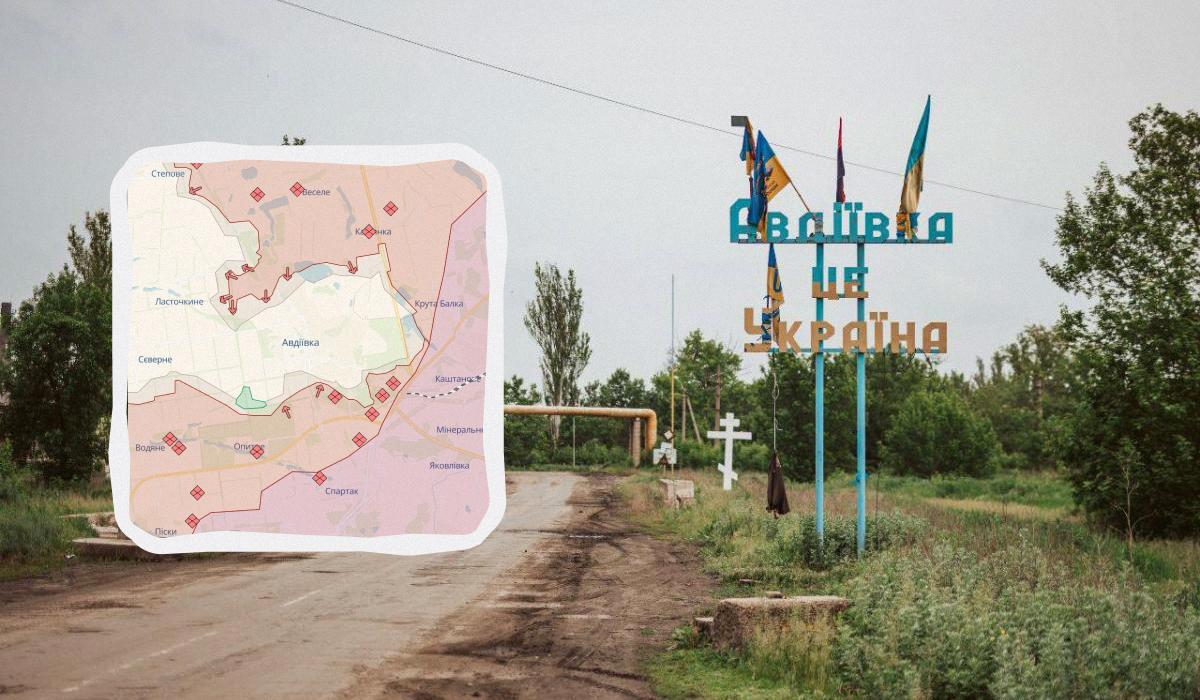 ЗСУ відійшли з позицій в районі "Зеніта" в Авдіївці / колаж УНІАН, фото з телеграм-каналу Ганни Маляр, DeepState ЗСУ відійшли з позицій в районі "Зеніта" в Авдіївці / колаж УНІАН, фото з телеграм-каналу Ганни Маляр, DeepState