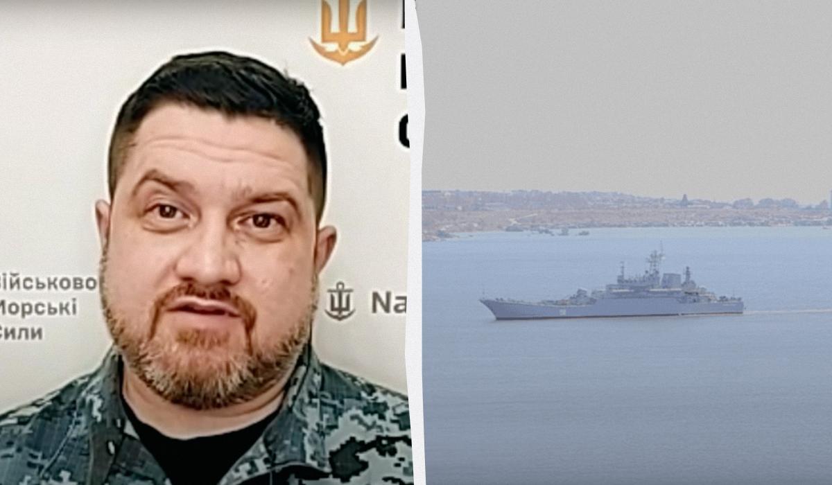 Дмитрий Плетенчук рассказал, что РФ пытается скрыть потери после уничтожения БДК "Цезарь Куников" / коллаж УНИАН, скриншоты из видео Дмитрий Плетенчук рассказал, что РФ пытается скрыть потери после уничтожения БДК "Цезарь Куников" / коллаж УНИАН, скриншоты из видео