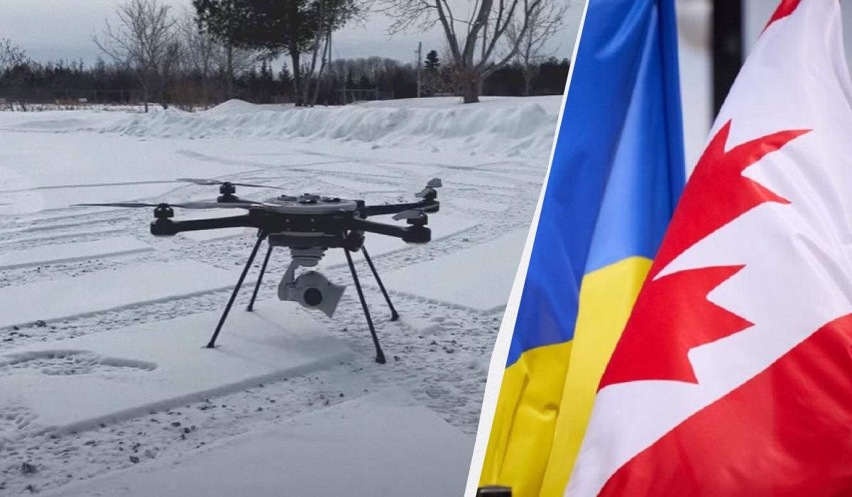 SkyRanger R70 можуть переносити вантажі / Колаж УНІАН / Скріншот, фото ОП SkyRanger R70 можуть переносити вантажі / Колаж УНІАН / Скріншот, фото ОП