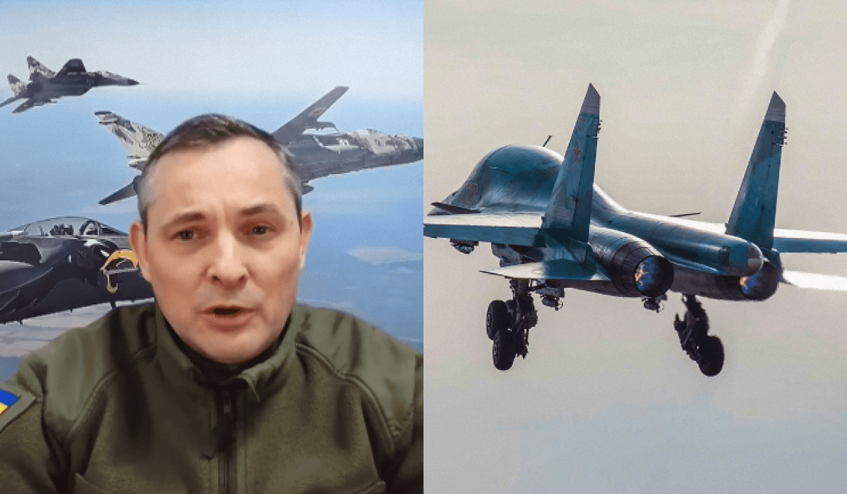 Юрий Игнат поделился сведениями о недавней ликвидации немалого количества самолетов врага / коллаж УНИАН со скриншота и фото Минобороны РФ/Facebook Юрий Игнат поделился сведениями о недавней ликвидации немалого количества самолетов врага / коллаж УНИАН со скриншота и фото Минобороны РФ/Facebook