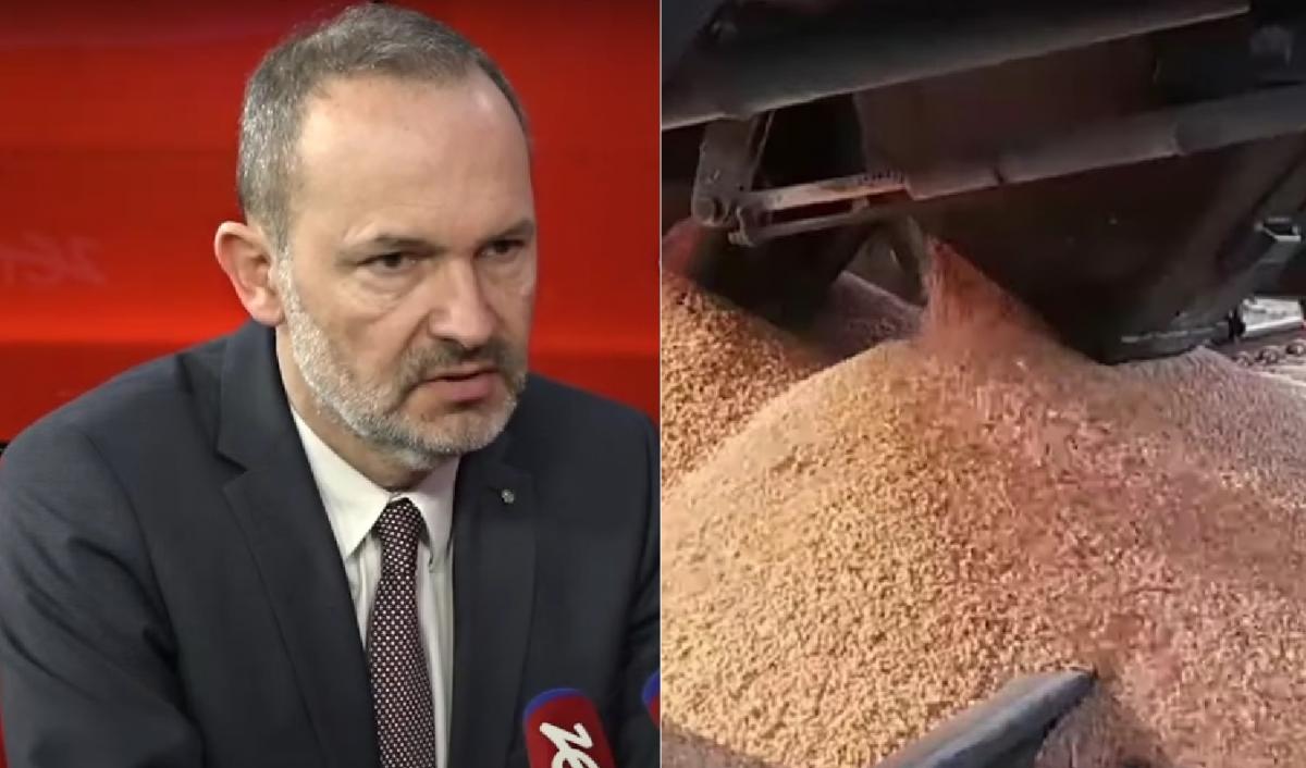 Кшиштоф Гетман говорит, что польские фермеры "находятся в очень сложной ситуации" / коллаж УНИАН, скриншоты Кшиштоф Гетман говорит, что польские фермеры "находятся в очень сложной ситуации" / коллаж УНИАН, скриншоты
