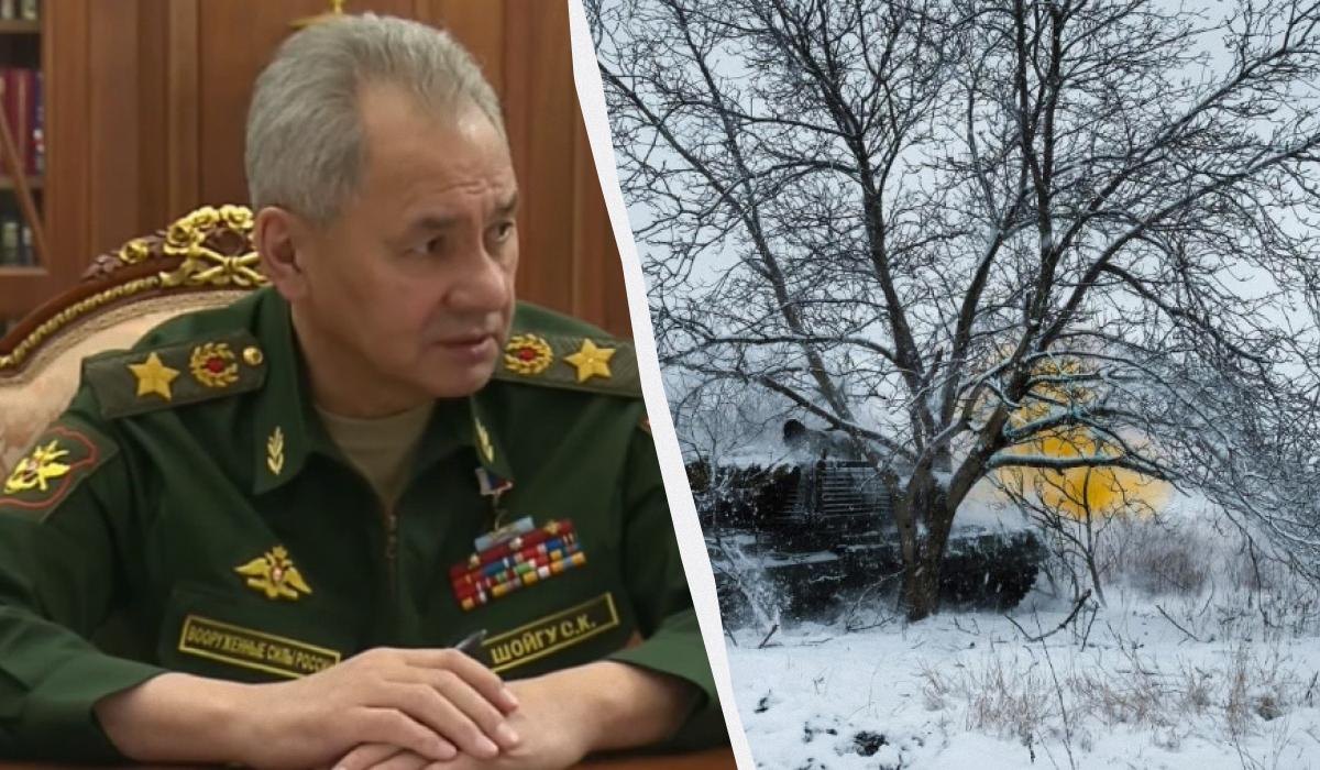 Шойгу заявив про "зачистку" Кринок / Колаж УНІАН / Скріншот, фото 17-а ОТБр Шойгу заявив про "зачистку" Кринок / Колаж УНІАН / Скріншот, фото 17-а ОТБр