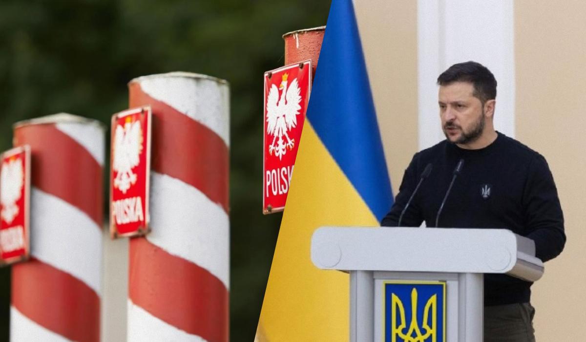 Зеленський запропонував Дуді та Туску зустрітися на кордоні / колаж УНІАН, фото ua.depositphotos.com, Офіс президента Зеленський запропонував Дуді та Туску зустрітися на кордоні / колаж УНІАН, фото ua.depositphotos.com, Офіс президента