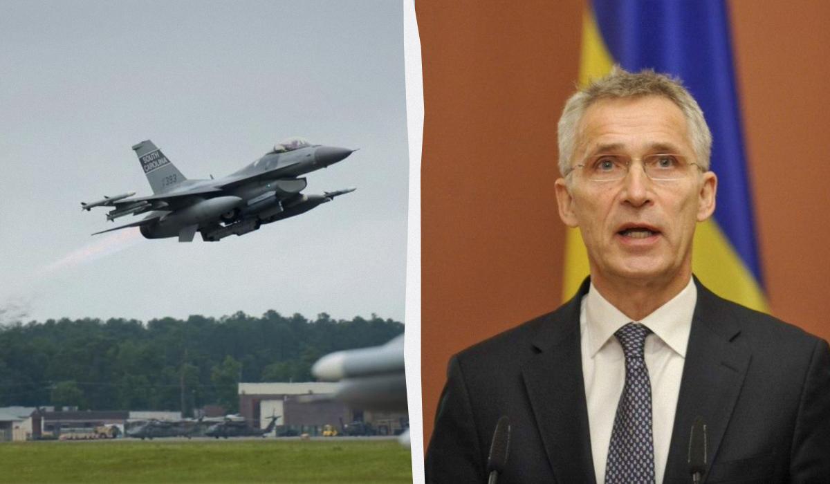 Столтенберг відповів, чи зможе Україна бити по російських цілях за межами країни з F-16 / колаж УНІАН, фото УНІАН, US Air Force Столтенберг відповів, чи зможе Україна бити по російських цілях за межами країни з F-16 / колаж УНІАН, фото УНІАН, US Air Force