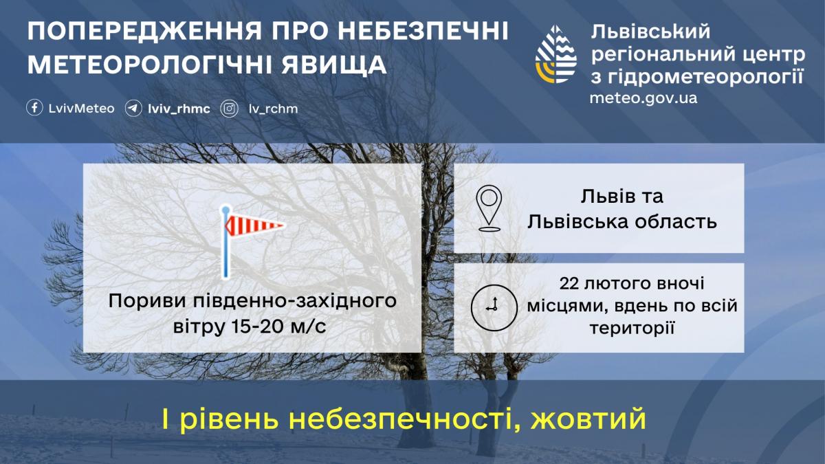 Во Львове и области объявлен I уровень опасности / инфографика Львовский региональный центр по гидрометеорологии Во Львове и области объявлен I уровень опасности / инфографика Львовский региональный центр по гидрометеорологии