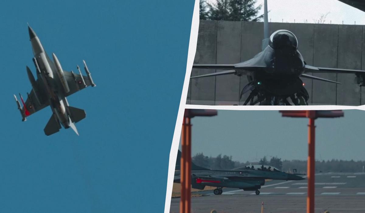 F-16 - це суперкласний літак з точки зору пілота / колаж УНІАН, скріншоти з відео F-16 - це суперкласний літак з точки зору пілота / колаж УНІАН, скріншоти з відео