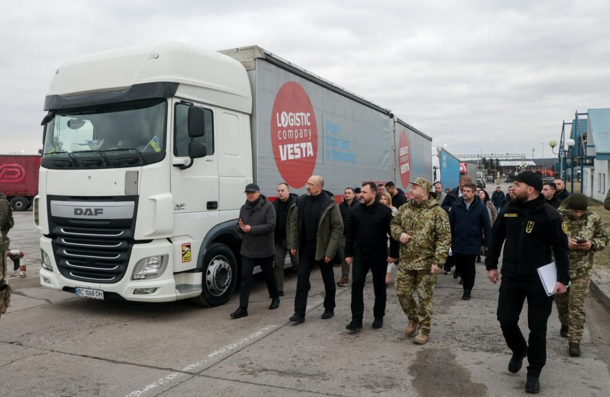 Шмигаль висловився про протести поляків на кордоні / фото t.me/Denys_Smyhal Шмигаль висловився про протести поляків на кордоні / фото t.me/Denys_Smyhal