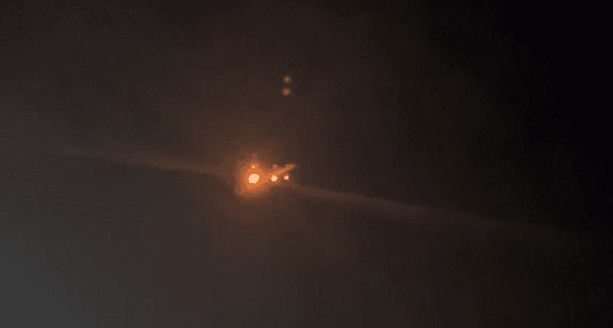 ЗСУ збили ворожий А-50 / скріншот з відео ЗСУ збили ворожий А-50 / скріншот з відео