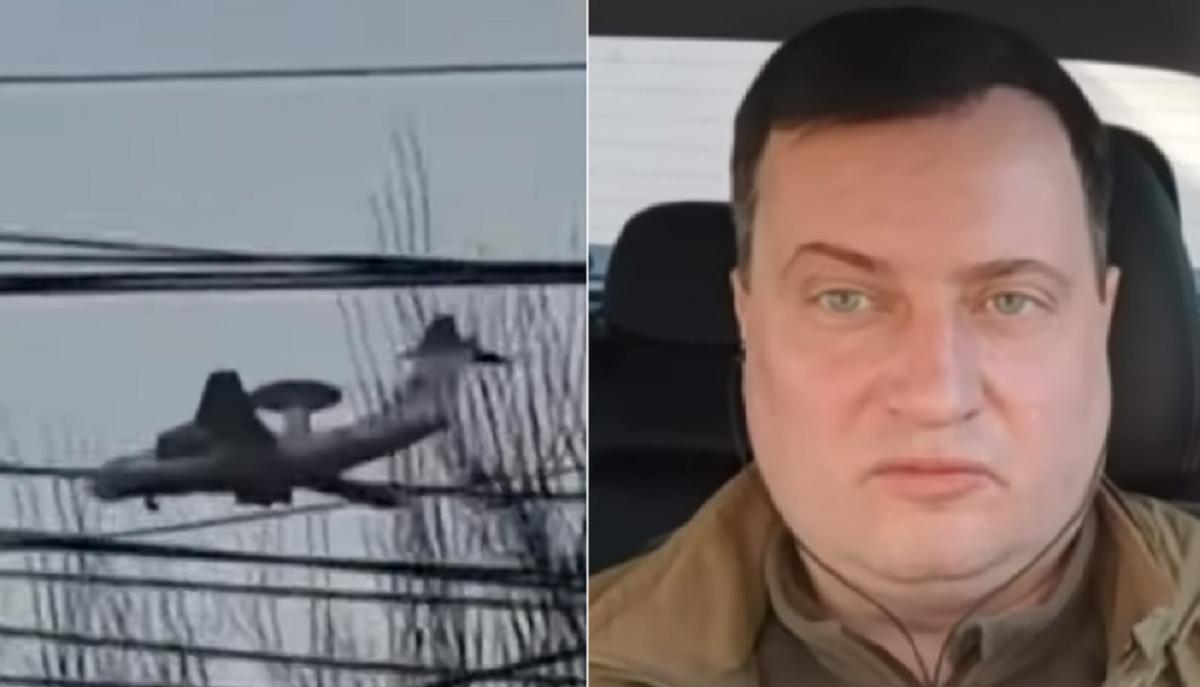 Андрій Юсов каже, що збиття російського А-50 було операцією ГУР та Повітряних сил / Колаж УНІАН, скріншоти Андрій Юсов каже, що збиття російського А-50 було операцією ГУР та Повітряних сил / Колаж УНІАН, скріншоти
