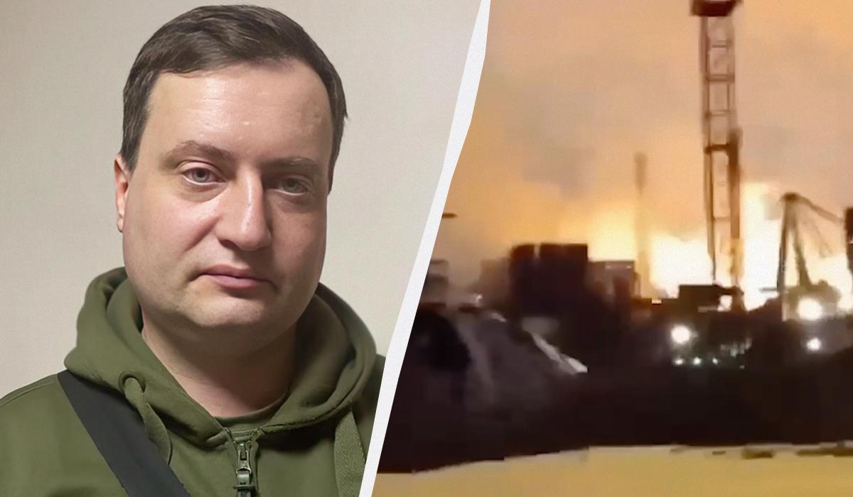 Андрій Юсов прокоментував атаку на металургійний комбінат у Липецьку / колаж УНІАН, скріншоти з відео Андрій Юсов прокоментував атаку на металургійний комбінат у Липецьку / колаж УНІАН, скріншоти з відео
