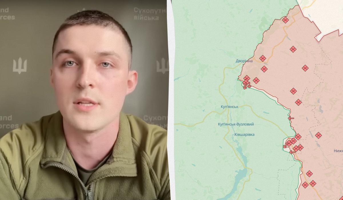 Ілля Євлаш розповів про ситуацію на Харківщині / колаж УНІАН, фото DeepState, скріншот Ілля Євлаш розповів про ситуацію на Харківщині / колаж УНІАН, фото DeepState, скріншот
