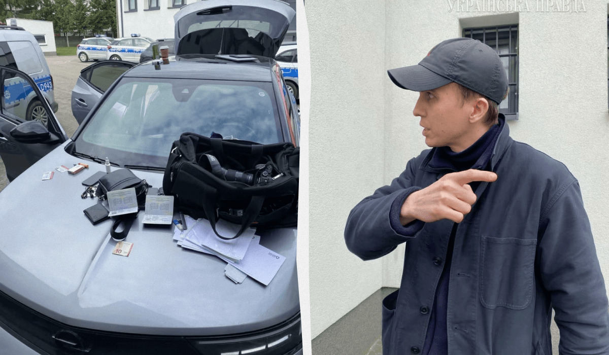 Съемочную группу УП задержали возле границы с Беларусью / коллаж УНИАН, фото pravda.com.ua Съемочную группу УП задержали возле границы с Беларусью / коллаж УНИАН, фото pravda.com.ua