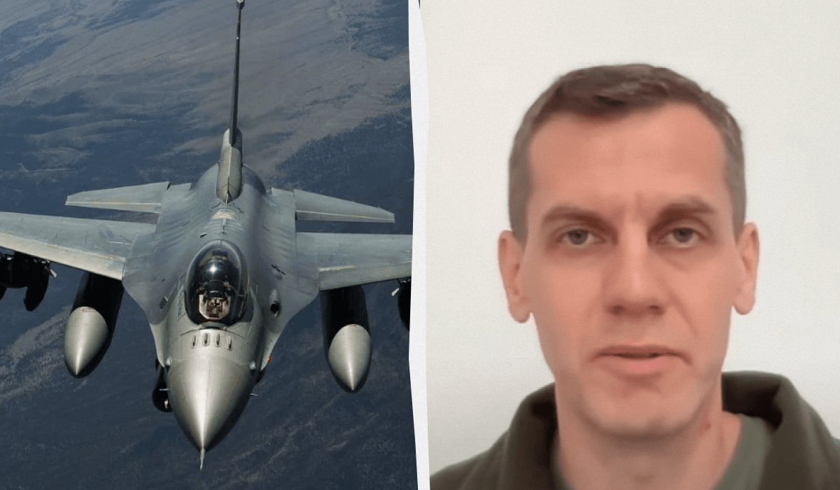 Винищувачі F-16 можуть примусити окупантів покладатися лише на наземну силу, каже Кузан / Колаж УНІАН, фото скріншот, фото US Air Force Винищувачі F-16 можуть примусити окупантів покладатися лише на наземну силу, каже Кузан / Колаж УНІАН, фото скріншот, фото US Air Force