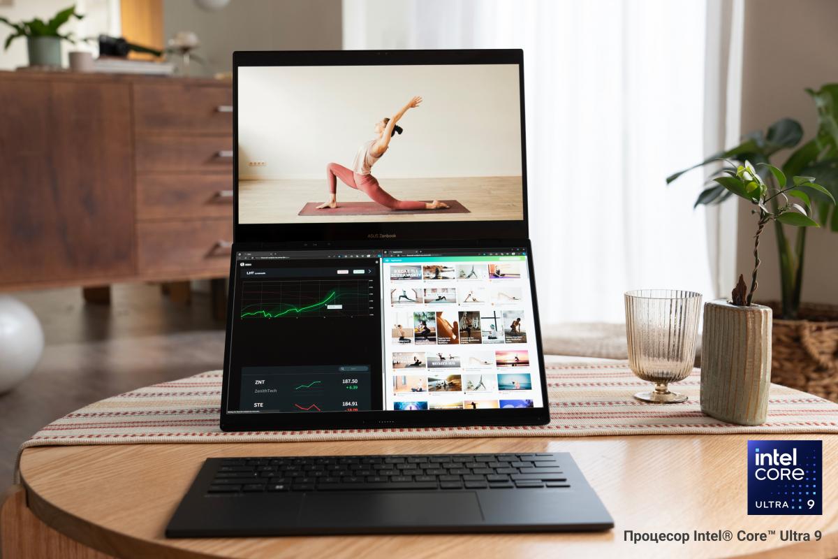 Ноутбук ASUS Zenbook DUO / фото ASUS Ноутбук ASUS Zenbook DUO / фото ASUS