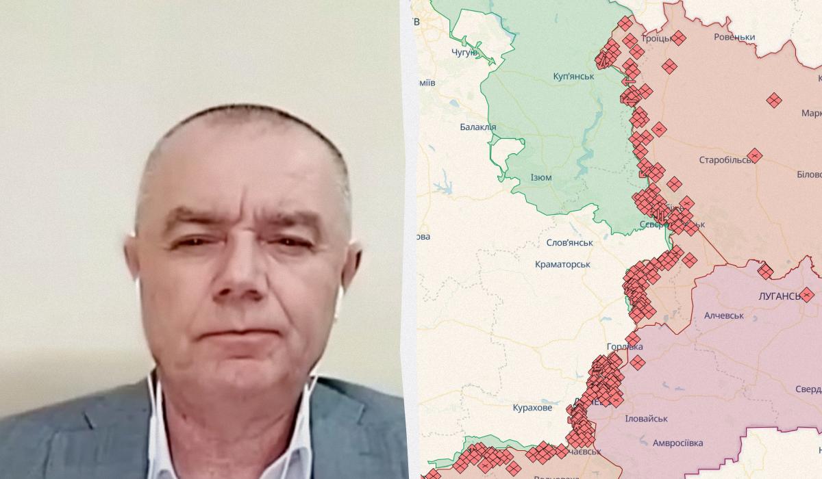 Світан спрогнозував, коли зменшиться тиск окупантів на сході / колаж УНІАН, фото DeepState, скріншот Світан спрогнозував, коли зменшиться тиск окупантів на сході / колаж УНІАН, фото DeepState, скріншот