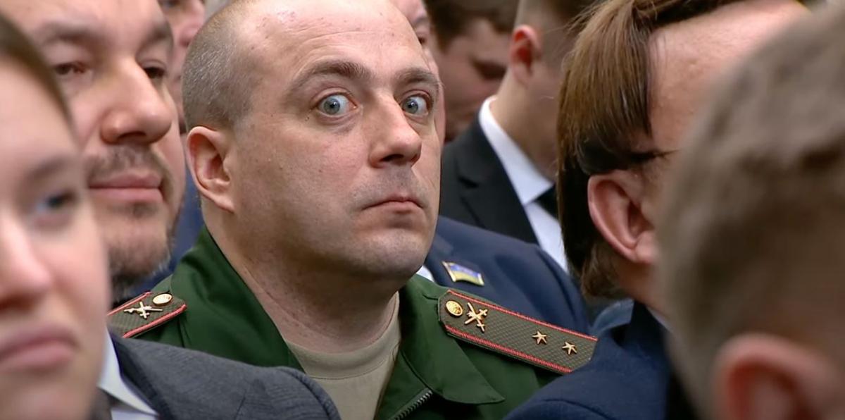 Реакция военного / t.me/moscowtimes_ru Реакция военного / t.me/moscowtimes_ru
