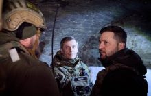 Во время визита Зеленского в Работино были слышны взрывы от обстрелов оккупантов