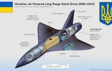 З’явилося зображення "загадкового" реактивного БПЛА, який нібито використовує Україна