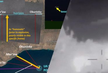 Атака на Ивановец: слили место удара по катеру РФ (фото)