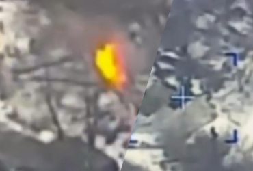 Спецпризначенці ГУР спалили обслугу РФ ударом у районі кордону (відео)