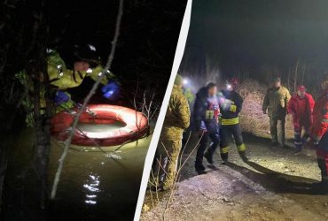 Сидели на дереве посреди реки: на Закарпатье спасли горе-беглецов за границу (видео)