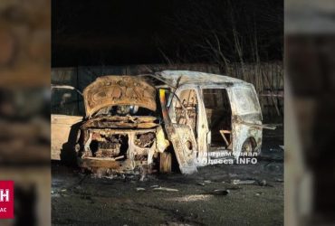 Под Одессой взорвался микроавтобус Украинской добровольческой армии