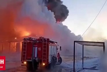 Чергова "бавовна"? У російському Новосибірську масштабно горіли склади!