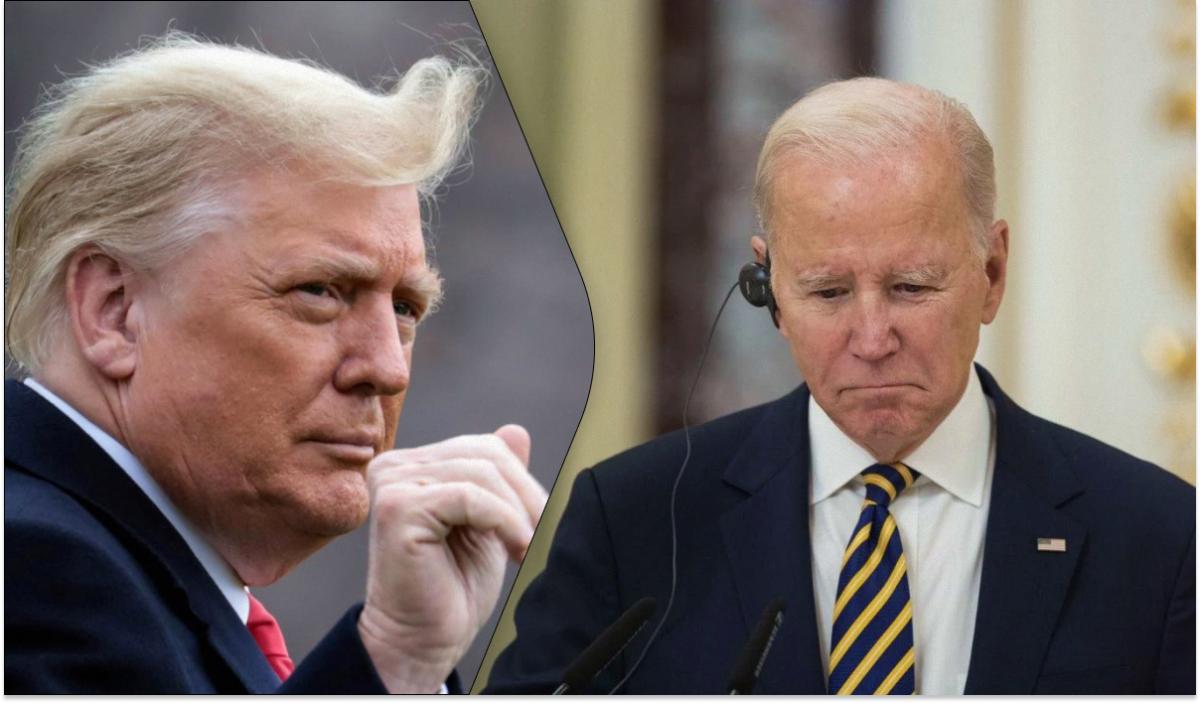 Дональд Трамп и Джо Байден провели разговор после покушения на республиканца, узнали журналисты / коллаж с фото REUTES и УНИАН