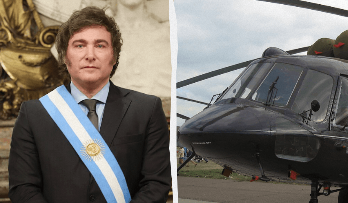 Президент Аргентини Мілей передав Україні два російські гелікоптери / Колаж УНІАН, фото wikipedia.org Президент Аргентини Мілей передав Україні два російські гелікоптери / Колаж УНІАН, фото wikipedia.org