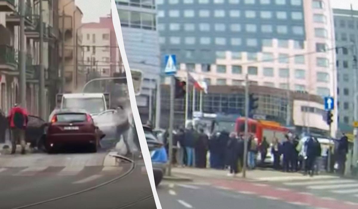 Серьезная авария в Польше / Коллаж УНИАН / Скриншоты Серьезная авария в Польше / Коллаж УНИАН / Скриншоты
