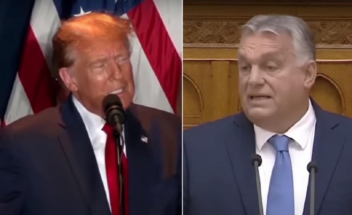 Трамп і Орбан зустрінуться наступного тижня у Флориді / Колаж УНІАН, скріншоти Трамп і Орбан зустрінуться наступного тижня у Флориді / Колаж УНІАН, скріншоти