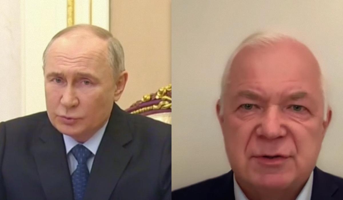 Николай Маломуж рассказал, какой сектор в Украине контролирует Владимир Путин / коллаж УНИАН со скриншотов Николай Маломуж рассказал, какой сектор в Украине контролирует Владимир Путин / коллаж УНИАН со скриншотов
