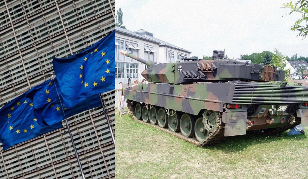 Країни ЄС побоюються нового плану фінансування оборони від ЄК / колаж УНІАН, фото Reuters, Вікіпедія Країни ЄС побоюються нового плану фінансування оборони від ЄК / колаж УНІАН, фото Reuters, Вікіпедія