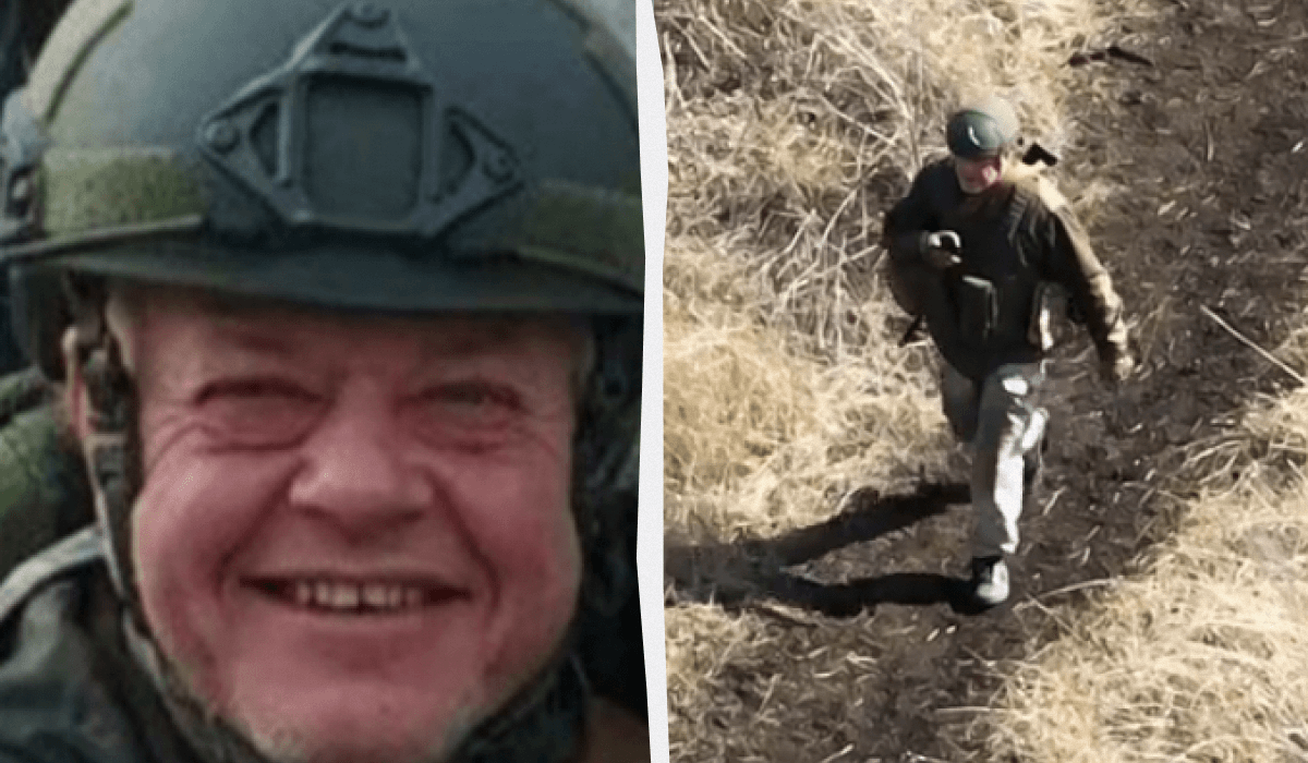 A brutal video of the liquidation of a Russian army captain was posted online / Collage , photo screenshot
