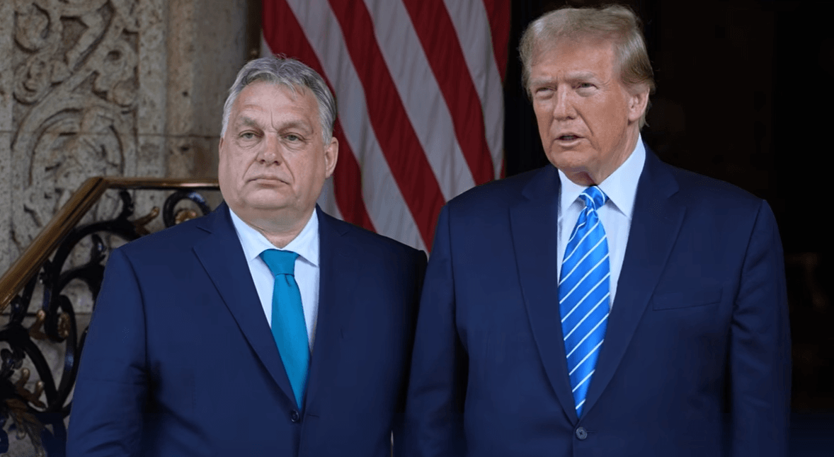 Зустріч Трампа і Орбана відбулася в резиденції експрезидента США / скриншот Зустріч Трампа і Орбана відбулася в резиденції експрезидента США / скриншот