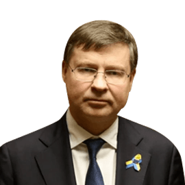  исполнительный вице-президент Еврокомиссии Валдис Домбровскис