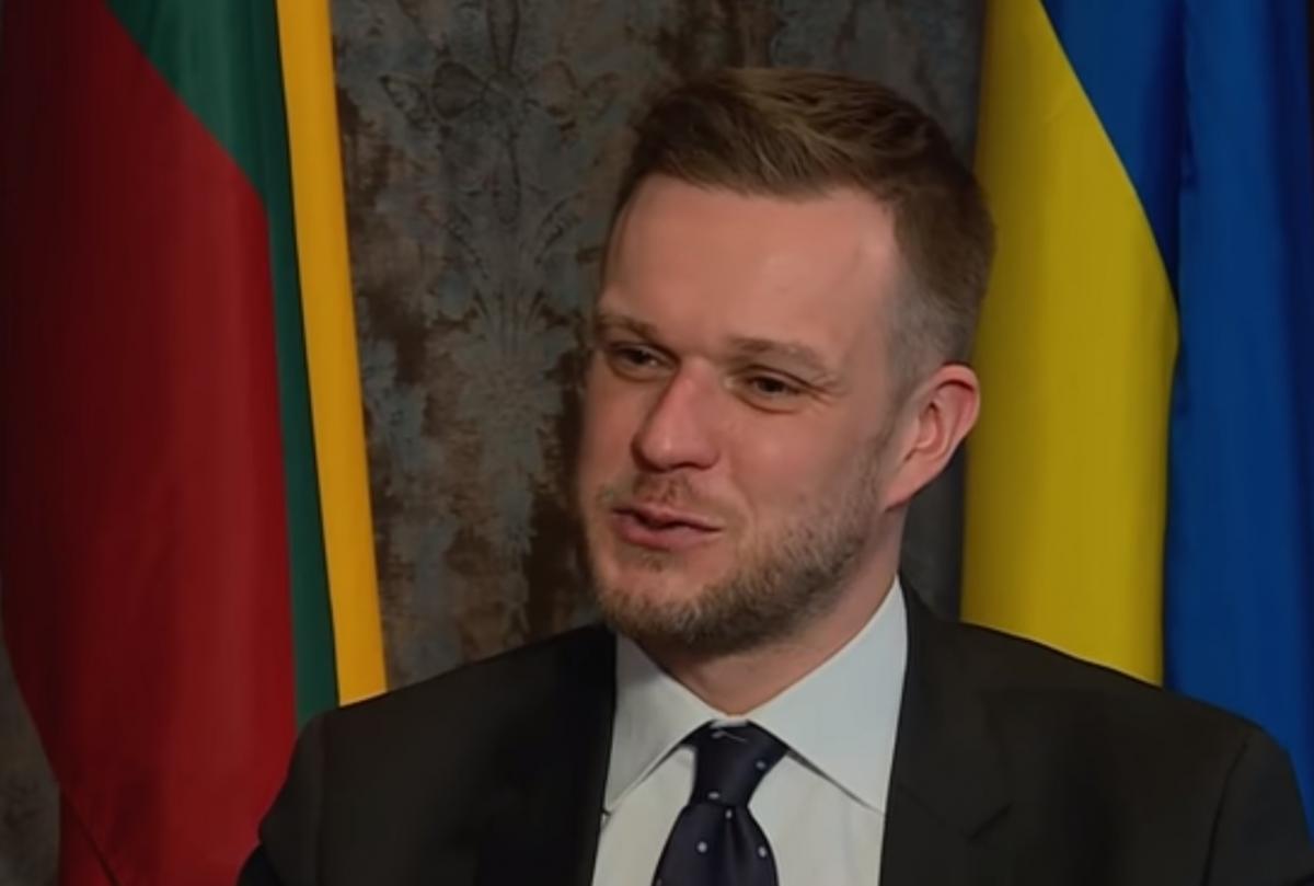 Ландсбергіс присоромив Європу за скупу допомогу Україні / скріншот Ландсбергіс присоромив Європу за скупу допомогу Україні / скріншот