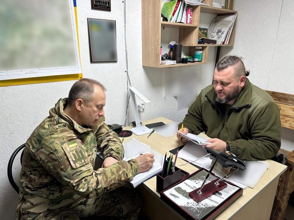 Сирський відвідав воїнів на Запоріжжі / facebook.com/CinCAFofUkraine Сирський відвідав воїнів на Запоріжжі / facebook.com/CinCAFofUkraine