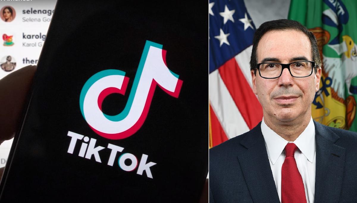 Стивен Мнучин собирает группу инвесторов для приобретения TikTok / Коллаж УНИАН, скриншот, фото Википедия