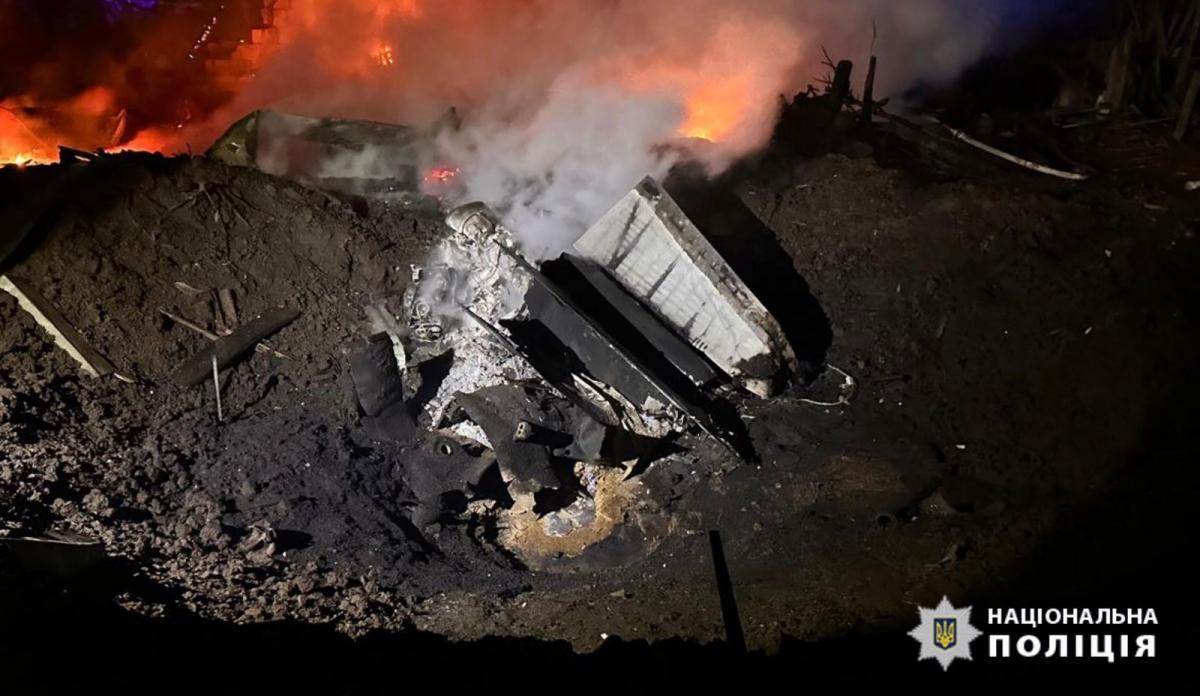 Через атаку РФ від будинку родини майже нічого не залишилось / фото Національна поліція Через атаку РФ від будинку родини майже нічого не залишилось / фото Національна поліція