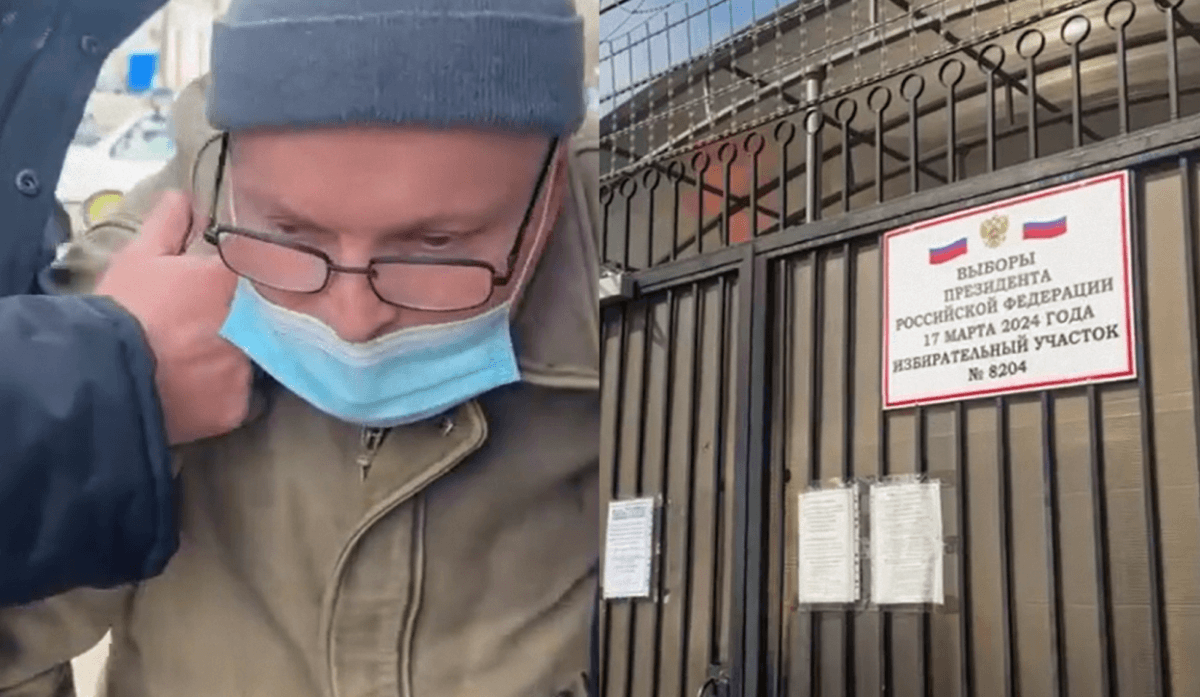 Він пояснив свій вчинок тим, що не хоче, аби люди голосували "за фашиста" / колаж УНІАН, скриншот Він пояснив свій вчинок тим, що не хоче, аби люди голосували "за фашиста" / колаж УНІАН, скриншот