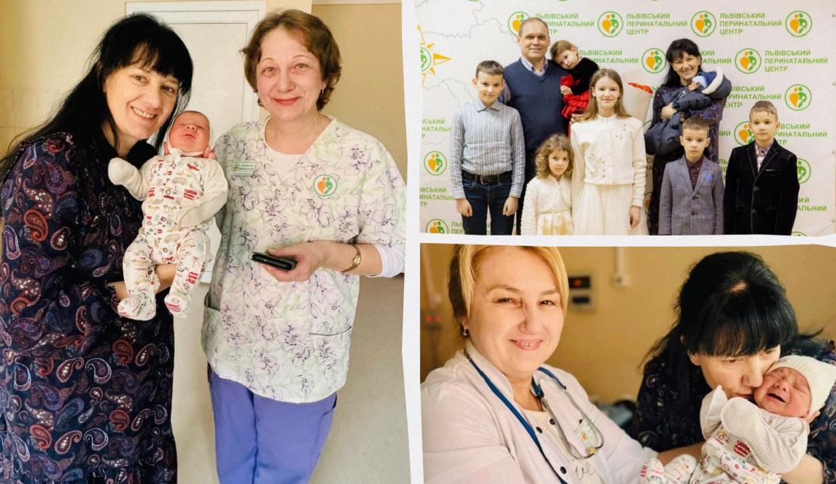 105-го внука подарила женщине ее 46-летняя дочь / коллаж УНИАН, фото Львовского областного клинического перинатального центра 105-го внука подарила женщине ее 46-летняя дочь / коллаж УНИАН, фото Львовского областного клинического перинатального центра