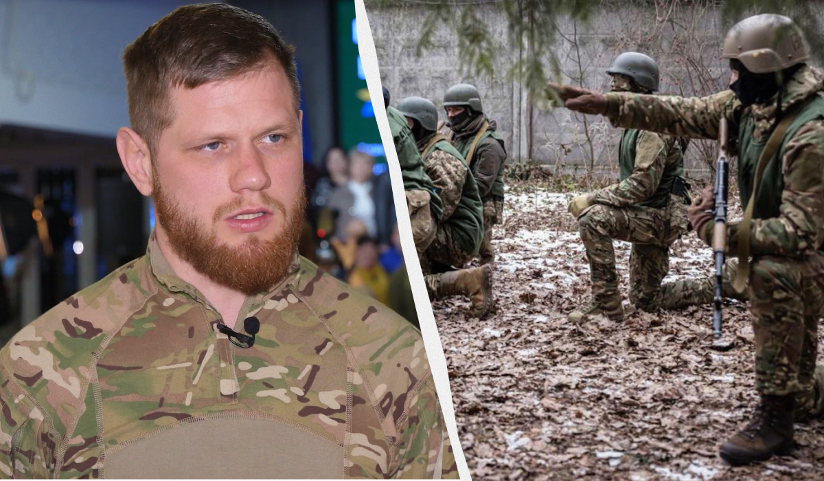 Сергей Филимонов - командир "Волков Да Винчи" / коллаж УНИАН, фото facebook.com/ab3.army, кадр из видео Сергей Филимонов - командир "Волков Да Винчи" / коллаж УНИАН, фото facebook.com/ab3.army, кадр из видео