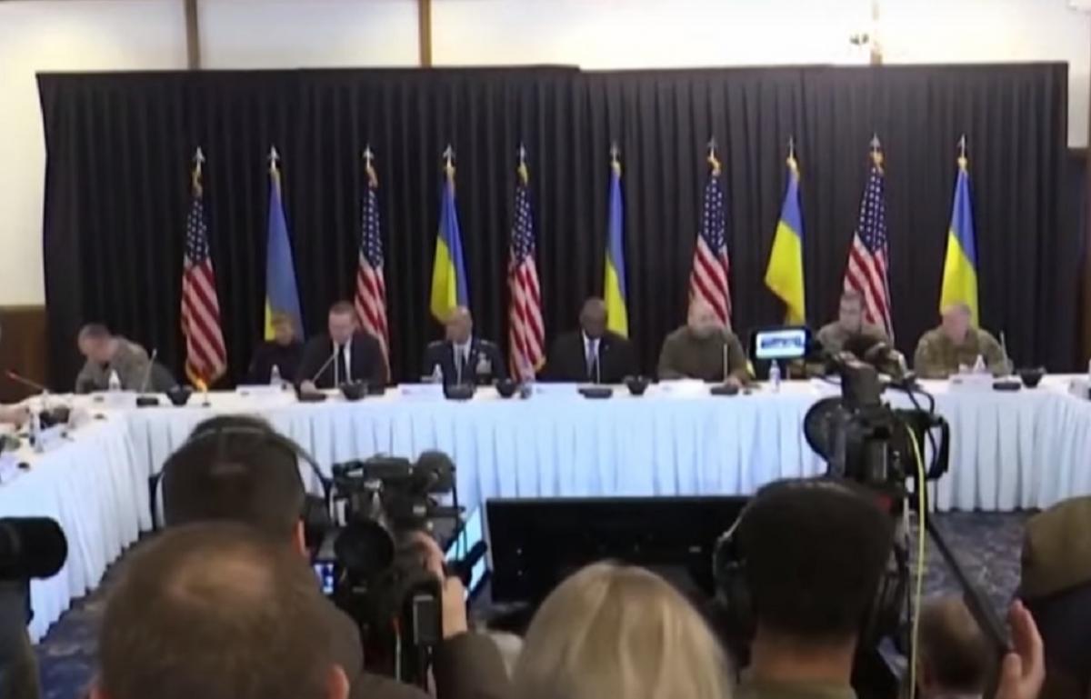Відбулося чергове засідання Контактної групи з питань оборони України у форматі "Рамштайн" / скріншот Відбулося чергове засідання Контактної групи з питань оборони України у форматі "Рамштайн" / скріншот