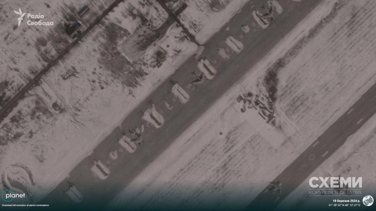 В Энгельсе размещались 9 российских бомбардировщиков / фото Схемы В Энгельсе размещались 9 российских бомбардировщиков / фото Схемы