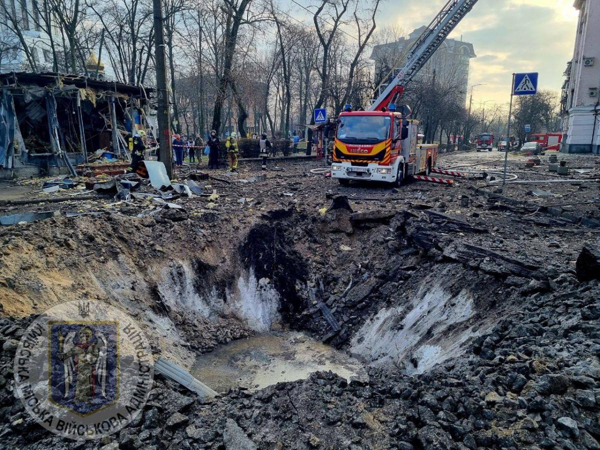 Київ обстріляли ракетами 21 березня / фото КМВА