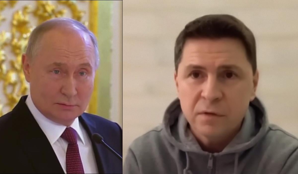 Михайло Подоляк повідомив, що путінська РФ адаптується до тривалої війни / колаж УНІАН зі скріншотів Михайло Подоляк повідомив, що путінська РФ адаптується до тривалої війни / колаж УНІАН зі скріншотів